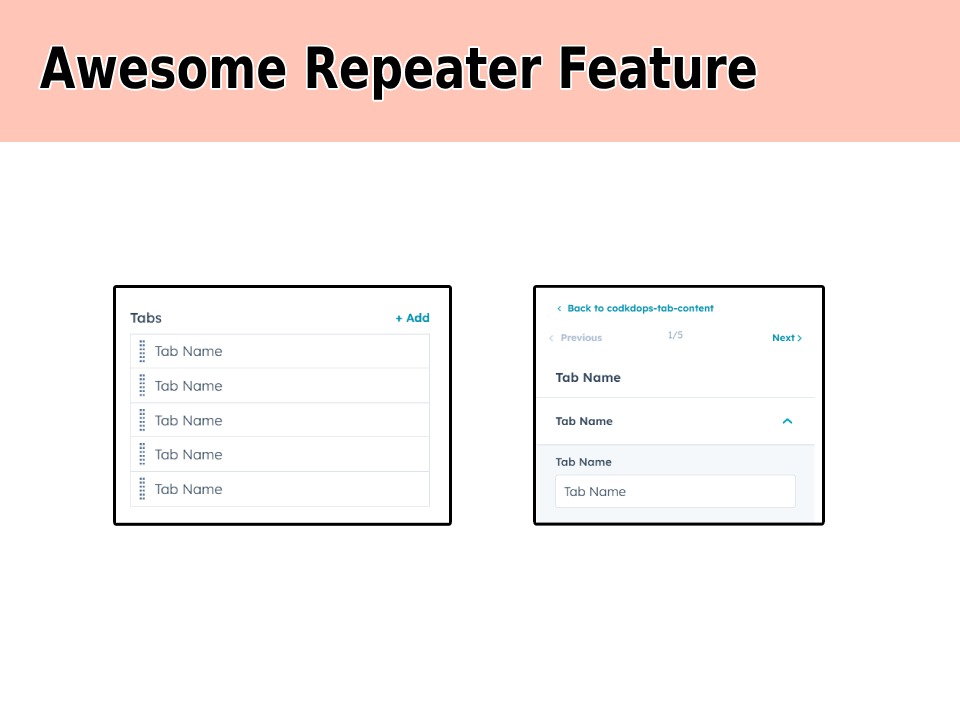 Awesome Repeater Feature