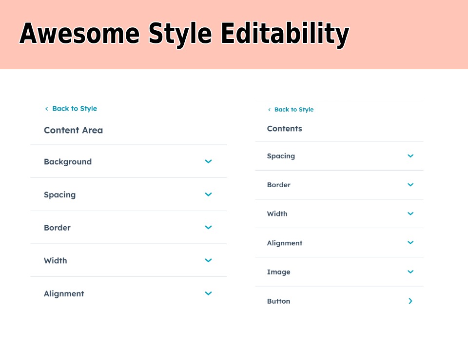Awesome Style Editability